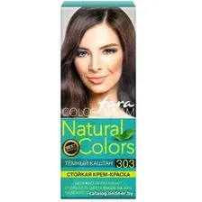Крем-краска Fara Natural Colors 303 темный каштан 50 мл