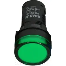Лампа сигнальная КЭАЗ AD22DS(LED) Матрица 238693 (зеленый)