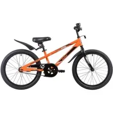 Велосипед Novatrack Juster 20, 163079 205JUSTER.OR23, оранжевый