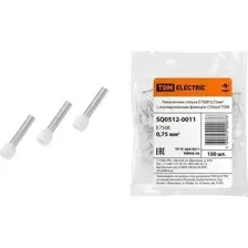 Наконечник-гильза для кабеля TDM Electric SQ0512-0011 (100 шт)