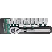 Набор трещотка с головками RockForce RF-012-5 MSA (12 предметов)