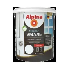 Эмаль акриловая ALPINA Аква для окон и дверей 2,5 л (948106263)