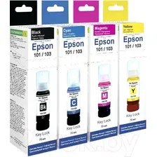 Комплект контейнеров с чернилами Revcol Для Epson 6442 (4 цвета)