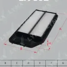 Воздушный фильтр LYNXAUTO LA-592