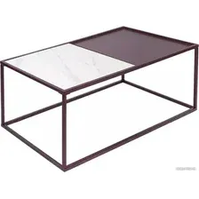 Журнальный столик Bergenson Bjorn Mayen BB0000484 (белый/сливовый)