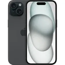 Телефон Apple iPhone 15 Dual SIM 128GB (черный)