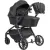 Универсальная коляска Farfello 2в1 Baby shell Total BS-11 (черный/черная рама)