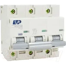 Выключатель автоматический ETP ВА 47-100 3P 16А (D)