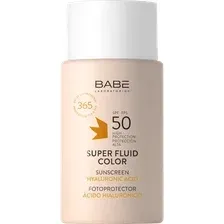 Крем солнцезащитный Laboratorios Babe Флюид с тонирующим эффектом SPF50 (50мл)