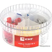 Набор наконечников для кабеля EKF PROxima Nabor-nshvi-4 (100 шт)
