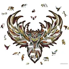 Сборная модель Eco-Wood-Art «СОВА» L