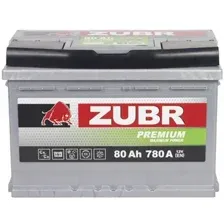 Автомобильный аккумулятор Zubr Premium L+ (80 А·ч)
