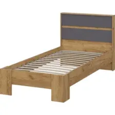 Кровать Тащи в дом Люмо КР 01 90x200 (дуб крафт золото/серый)