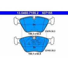 Тормозные колодки дисковые передняя ось ATE 13.0460-7155.2