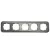 Рамка Ovivo Loft 404-110011-250 (дымчатый)