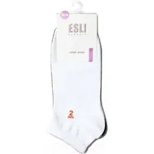 Носки Esli Classic 800 (р.23, черный-белый, 2 пары)