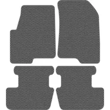 Комплект ковриков для авто Alicosta Jeep Liberty I (suv / MK74) 2006 - 2011 (серый, ромб)
