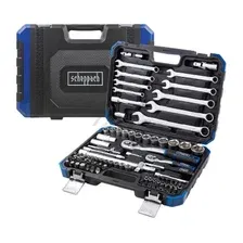 Набор инструментов 1/4", 1/2" 6 граней 82 предмета SCHEPPACH 