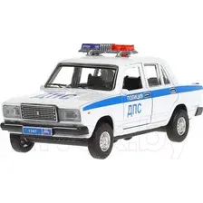 Автомобиль игрушечный Технопарк Полиция / 2107-12SLPOL-WH