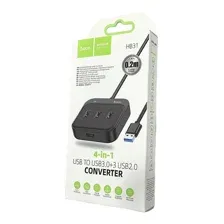 USB-хаб Hoco HB31 USB Type-A (1 x USB 3.2 Gen1/3 x USB 2.0, 0.2 м)