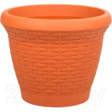 Кашпо Serinova Rattan №4 20-HS0408101-200100 (терракотовый)
