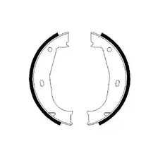 Тормозные колодки барабанные задняя ось BOSCH 0 986 487 520