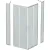 Душевой уголок BelBagno LUCE-A-22-90+25-C-Cr