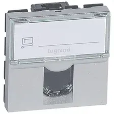 Розетка Legrand Mosaic 79464 (алюминий)