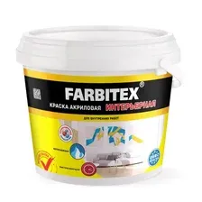 Краска Farbitex Интерьерная (1.1кг)