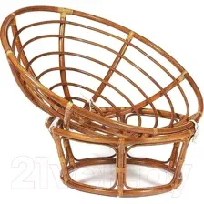 Кресло садовое Tetchair Papasan 23/01 W без подушки (орех)