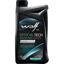 Моторное масло 0W30 синтетическое WOLF OfficialTech MS-BHDI 5 л (65615/5)