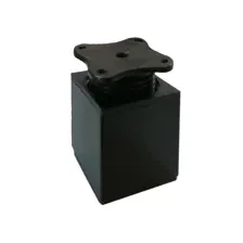 Опора мебельная квадратная DAКP-27 h=100, черная