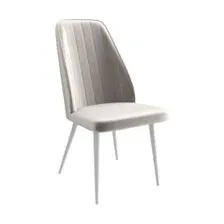 Стул Leonard M d08 platinum lux/белый