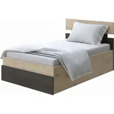 Кровать PROxSON Milton с ПМ 90x190 (бунратти/дуб кантербери)