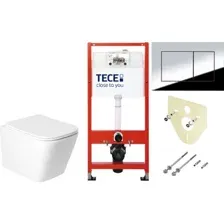 Унитаз подвесной Saniteco KW-9004WS + TECE Kit 9400412