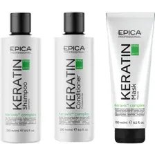 Набор EPICA Professional Keratin Pro (шампунь 250мл + кондиционер 250мл + маска 250мл)
