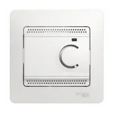 Терморегулятор теплого пола с датчиком белый Schneider Electric Glossa