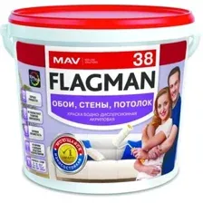 Краска Flagman ВД-АК-2038 3л (белый)