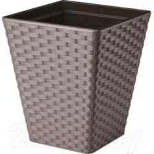 Кашпо Formplastic Rattana / FP-3870-051 (серо-бежевый)