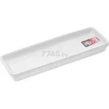 Блюдо керамическое прямоугольное PERFECTO LINEA Asian 24,5х7,5х3 см белый (17-102450)