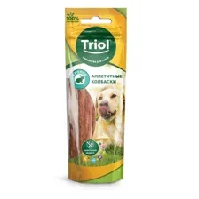 Triol Аппетитные колбаски из кролика для собак 40 г