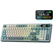 Клавиатура Royal Kludge RK-S98 RGB Sky Blue (RK Pale Green)