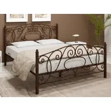 Кровать Князев Мебель Виктория 140x200 ВЯ.140.200.М (медный антик)