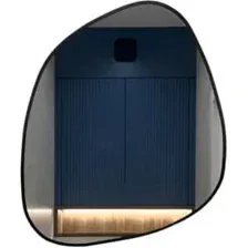 Зеркало фигурное с черной УФ-окантовкой и подсветкой, 72х90 см NF LED Emze