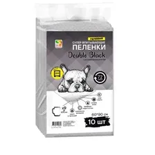 Пеленки FOUR PETS Double Black для собак с углем 60х90см., упаковка 10 шт
