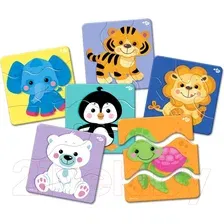 Развивающий игровой набор Baby Toys Тройной зигзаг. Зверята / 02501