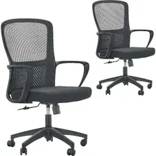 Кресло офисное SitZone U-069B (2 шт, черный)