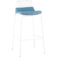 Стул Stool Group Louran с подушкой D-012H-75 (белый)