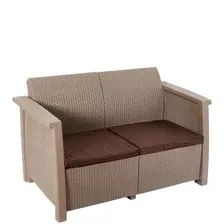 диван садовый Keter Toledo Love Seat, капучино