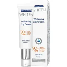 Крем для лица NovaClear Whiten, дневной отбеливающий SPF50+, 50 мл